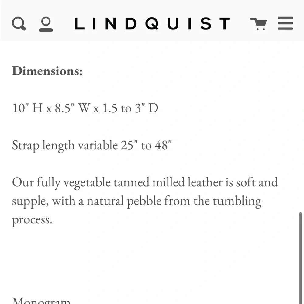Lindquist object blue Eggi Crossbody Bag - Picture 2 of 9